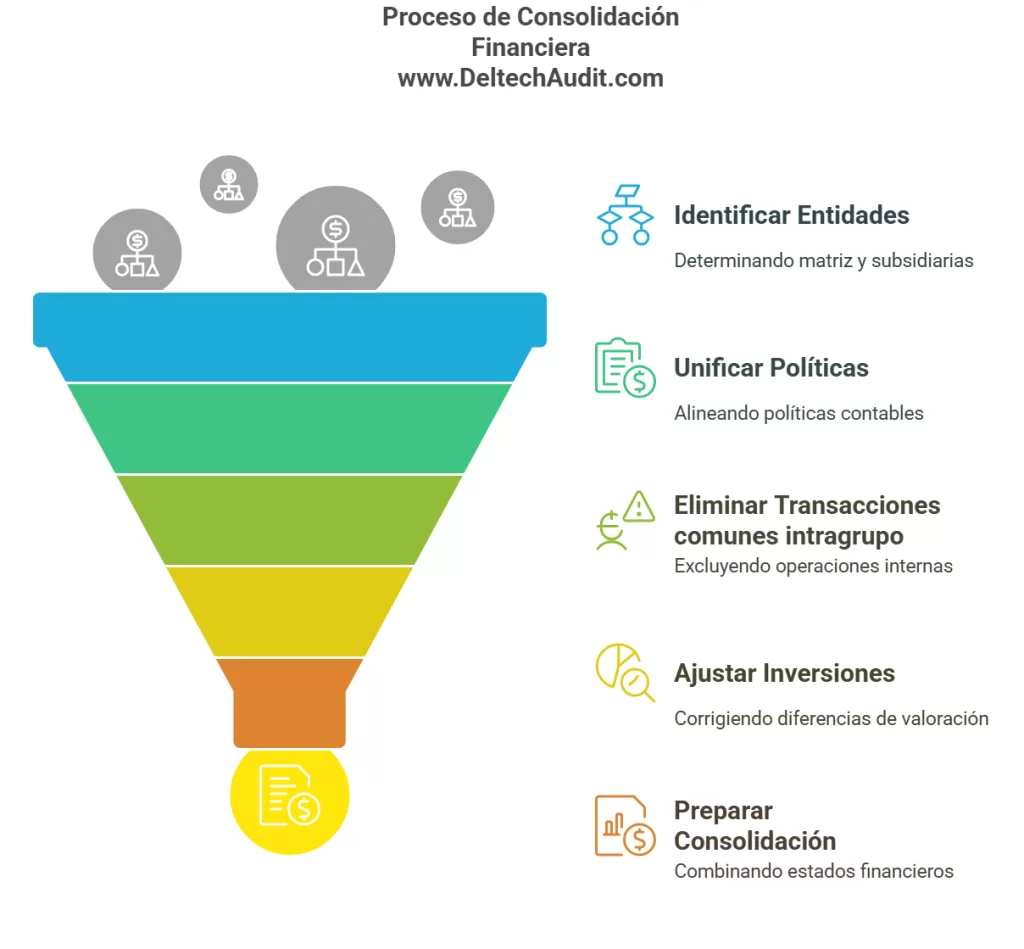 consolidación de estados financieros