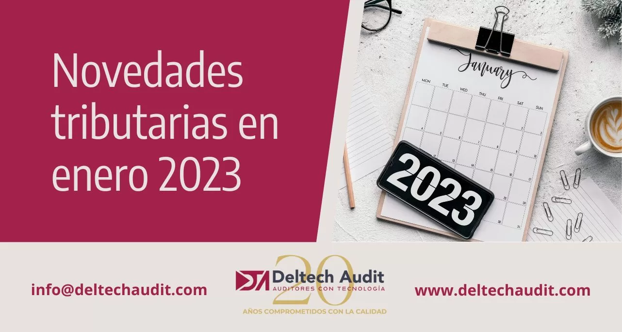 Novedades tributarias en enero 2023