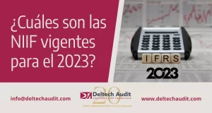 Cuáles son las NIIF vigentes para el 2023