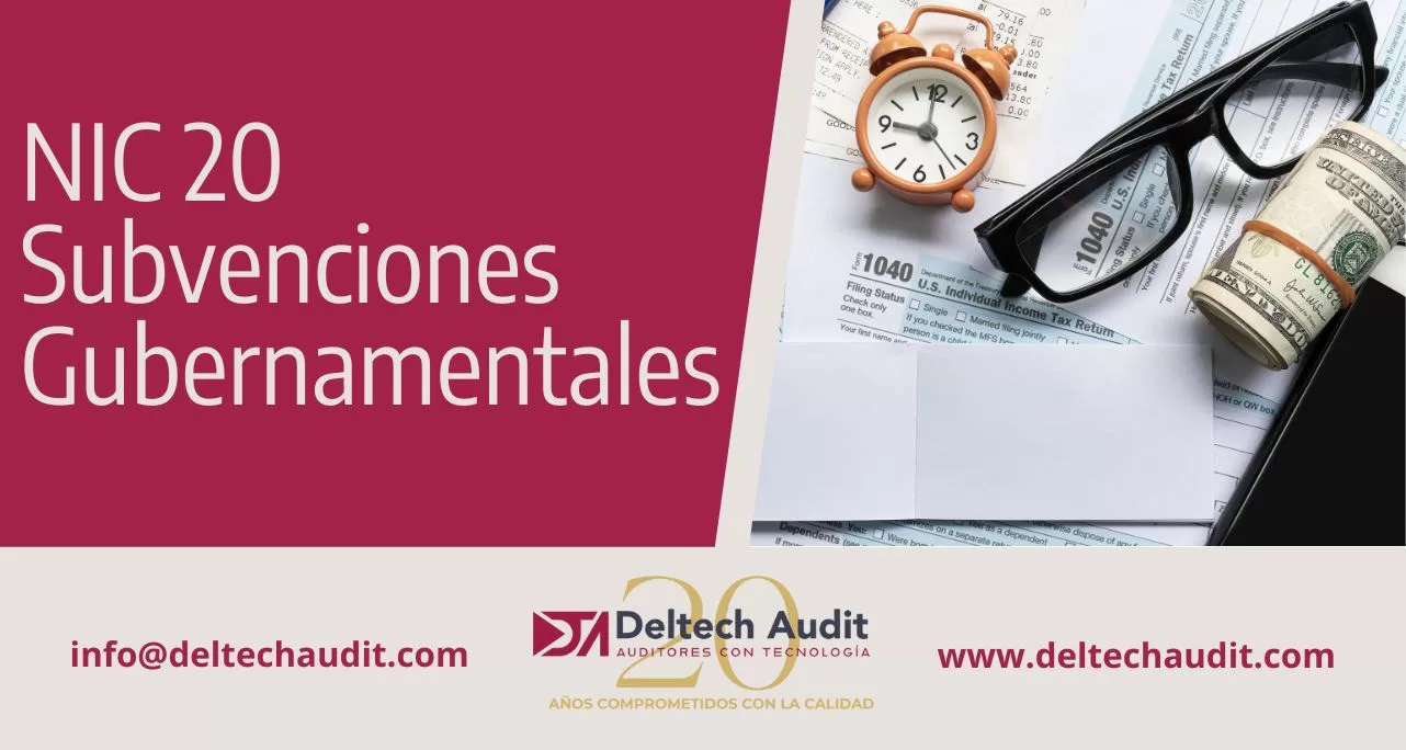 NIC 20 Subvenciones Gubernamentales