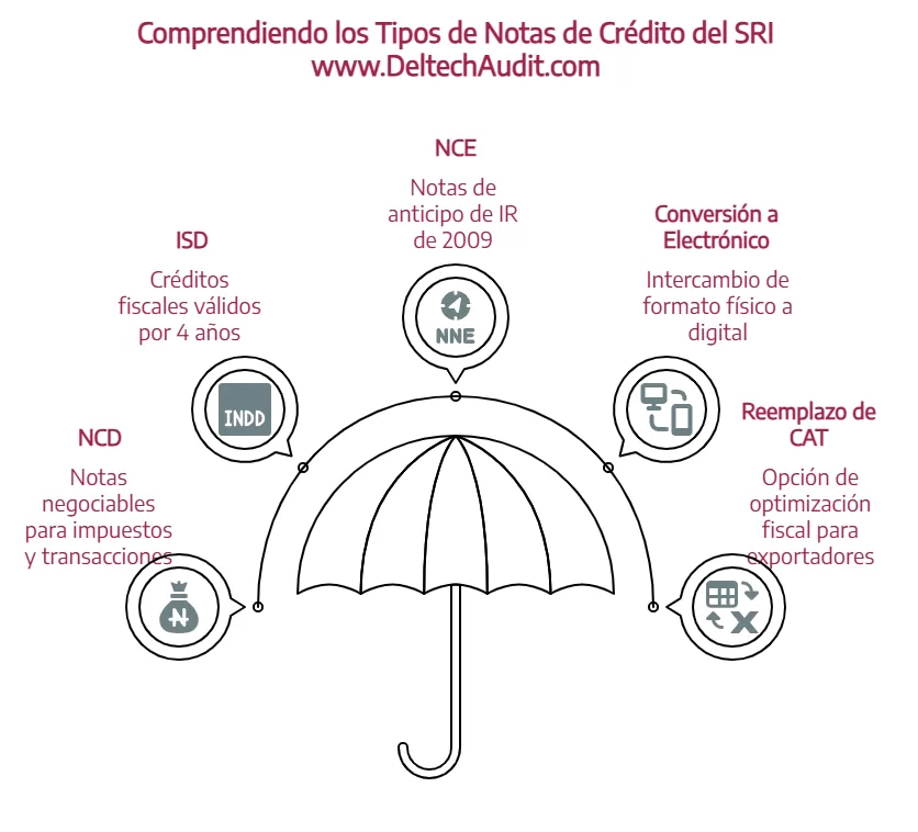 notas de crédito