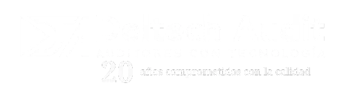 Logo blanco deltech 20 años (611 x 133 px)