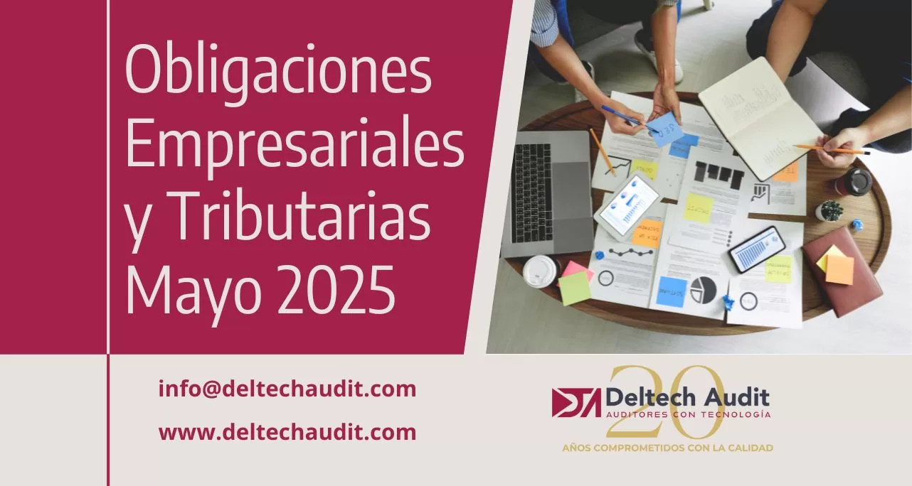 Obligaciones Empresariales y Tributarias Mayo 2025