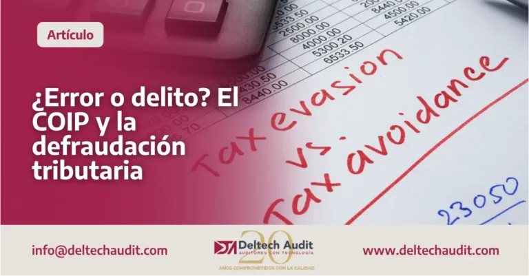 El COIP y la defraudacion tributaria x